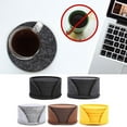 thumbnail image 3 of Felt Coaster Super Absorbent Drink Round Cup Mat Coasters Holder New Brand C4N9, 3 of 9