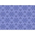 thumbnail image 1 of Ahgly Company Indoor Rectangle Patterned Sky Blue Dress Blue Area Rugs, 2' x 5', 1 of 6