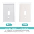 thumbnail image 3 of Luxshiny Electrical Cover Plates Protective Outlet Covers Pc Material White 2Pcs 4.5X2.8In, 3 of 8