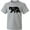AC-Heather Grey, variant on Inktastic West Virginia Black Bear Silhouette Youth T-Shirt
