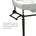 thumbnail image 6 of Whitehaus Whv024-L33-1H Victoriahaus 23-1/2" Rectangular Ceramic Lavatory Console Sink -, 6 of 7
