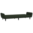 thumbnail image 6 of vidaXL 2-Seater Sofa Bed Dark Green Velvet, 6 of 9