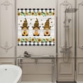 thumbnail image 5 of Honey Gnome Framed Canvas Wall Art, Yellow Sunflowers Bee Black Plaid Wood Stripes Wall Art Painting for Living Room Bedroom Home Decor, 28”x28”, Office Artwork Print, 5 of 9