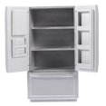 thumbnail image 1 of WHAMVOX Playhouse Fridge Model Wooden Miniature 1Set Great For Mini House Lovers, 1 of 8