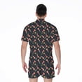 thumbnail image 2 of Baby Axolotl Pattern Short Sleeve Men'S Rompers, Axolotl Casual Summer Jumpsuits Outfit, 2 of 4