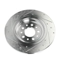 thumbnail image 7 of Detroit Axle - Rear Brake Rotors for 2014-2023 Jeep Cherokee, 2015 2016 2017 2018 2019 2020 2021 2022 Drilled and Slotted Brake Rotors: 12.60" Rotor, 7 of 7