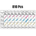 thumbnail image 4 of Youkk 810pcs Heat Shrink Wire Connector Kit Waterproof Marine Automotive Terminal Set, 4 of 6