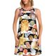 thumbnail image 1 of Balery Sea Shell Vestidos de verano para mujer con estampado: vestido holgado sin mangas, vestido playero informal y cómodo para días calurosos., 1 of 7