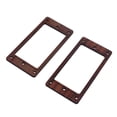 thumbnail image 3 of MasteelfCA Humbucker Pickup Mounting Rings: 2pcs Flat Bottom Neck Bridge Pickup Frame Mounting Ring Guitar Replacement, 3 of 8