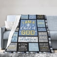 thumbnail image 3 of Christian Gifts for Men, Dad, Brother, Him Blanket 60x50, 3 of 6