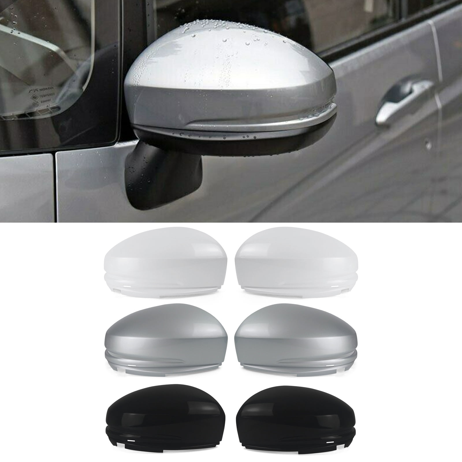YeekTok Right Side Rearview Mirror Cover Cap for Honda Fit Jazz