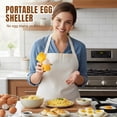 thumbnail image 7 of Egg opener, Upgrade Stainless Steel Egg Cutter Egg Cracker Tool Multifunctional Egg Cutter Multipack, 2026 New Egg Shell Separator for Raw Eggs Gadgets Cracker Tool, 7 of 7