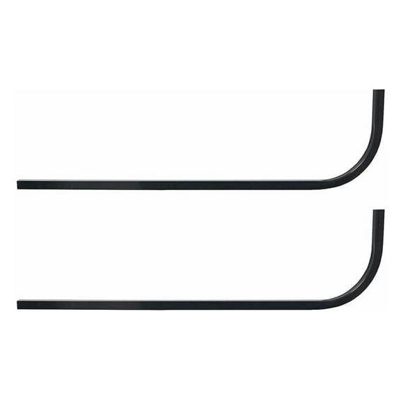 Golf Cart Rear Struts - Huskey Universal Candy Cane Style - Extended Roof Support - Steel - 39 3/8" Length, 1" Diameter