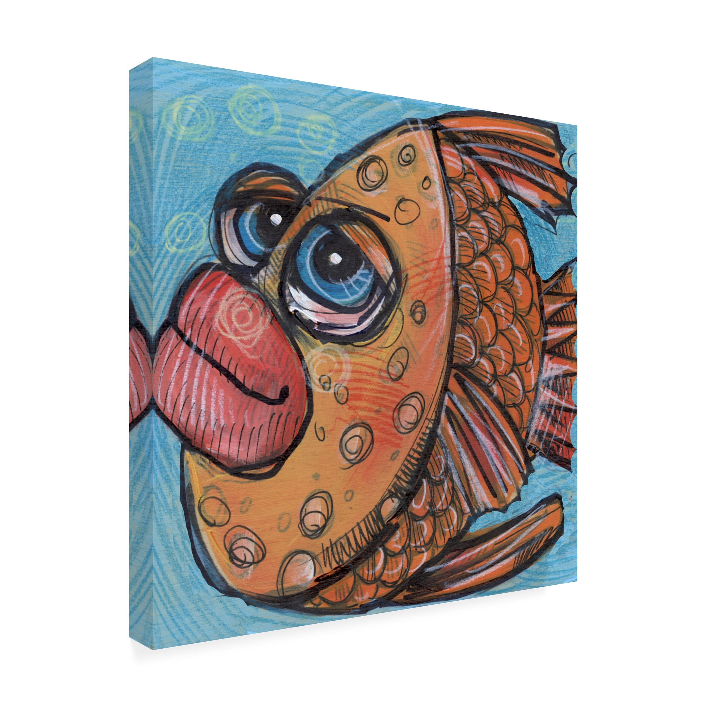 Tim Nyberg 'Fish 16 2019' Canvas Art