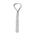 thumbnail image 3 of Geometric Necktie, Shapes with Polka Dots, Dress Tie, 3.7", Charcoal Grey Blush, by Ambesonne, 3 of 3