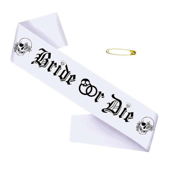 Bride to Be Sash, Bachelorette Party Sash Bachelorette Party Decorations Accessories Till Death Do Us Party Sash
