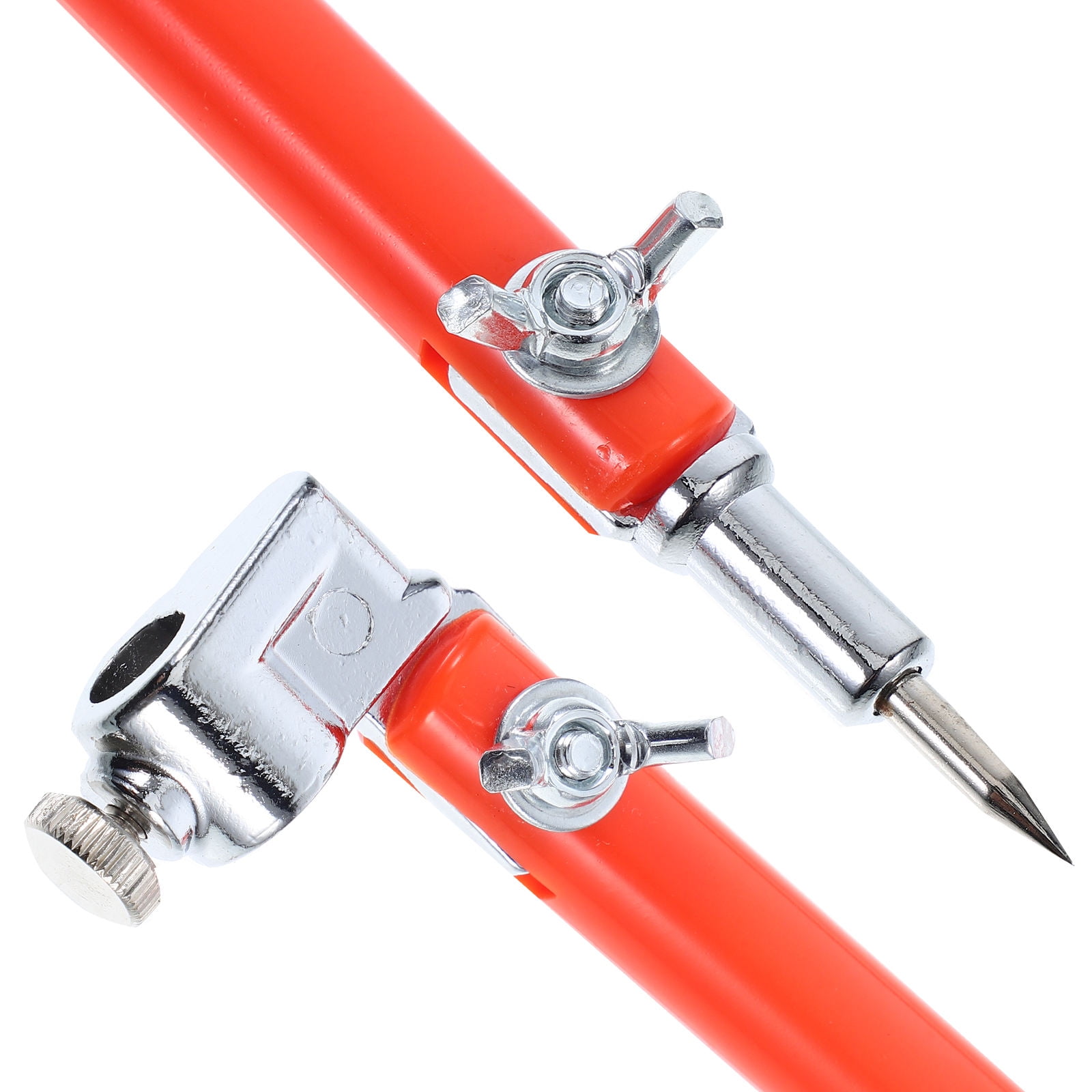 HONITANO Large Orange Drawing Compass for Woodworking Precision and Accurate Circle Marking