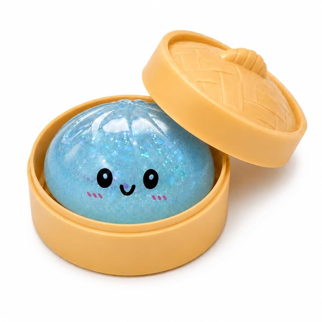 Pelota antiestrés Squishy Stantam Bao Bun tipo dumpling