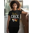 thumbnail image 3 of Main Man Side Chick Thanksgiving Couples Women's T-shirt For Women, S, Side Chick, 3 of 6