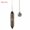 Tiger's Eye, variant on HOOUN Chakra Crystal Pendulum Pendant Chain Runes Yoga Symbol Hexagonal Column Point-Amethyst-1 PC (Random Pick)