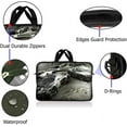 thumbnail image 3 of LSS 17 inch Laptop Sleeve Bag Carrying Case Pouch with Handle for 17.4" 17.3" 17" 16" Apple MacBook, Acer, Asus, Dell, Racing Cars, 3 of 4