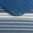 thumbnail image 2 of Nautica - Twin Quilt Set, Cotton Reversible Bedding with Matching Sham, Dorm Room Essentials Coveside Blue, Twin, 2 of 3