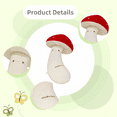 thumbnail image 5 of Giant Throw Pillow - Soft Mushroom Plush Pillow - Mushroom Shaped Stuffed Cushion - Comfortable Pregnant Mother Body Pillow -43.3 '', 5 of 8