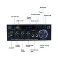 thumbnail image 2 of Amplificador Digital AK45 Amplificador digital HiFi de 2.0 canales compatible con Bluetooth 5.0 (enchufe de EE. UU.), 2 of 6