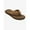 Tan 1, variant on Quiksilver Men's Carver Suede Core Flip Flop Sandals Tan 1 - AQYL101323-CSJ1  TAN 1