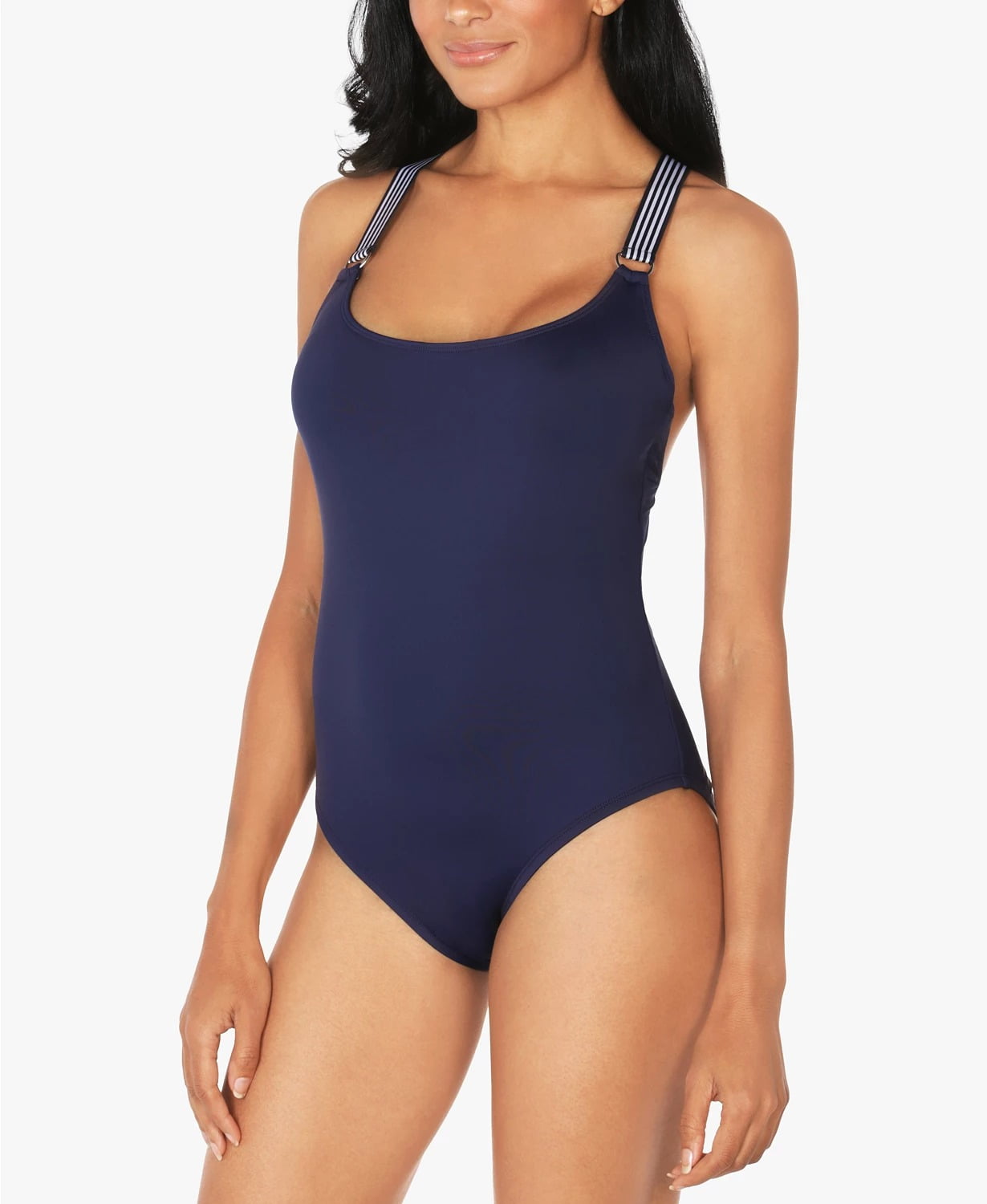 Nautica DEEP SEA Cross Back One Piece Swimsuit US X Large Walmart