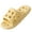 Yellow, variant on Yellow Ladies Yellow Eva Slippers Round Toe Slip On Indoor Outdoor Anti Slip Comfortable Summer Bathroom Shoes