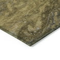 thumbnail image 4 of HomeRoots 577828 10 x 14 ft. Abstract Washable Indoor & Outdoor Rectangle Area Rug, Brown, Taupe & Chocolate, 4 of 5