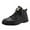 Black, variant on Men Shoes Small White Shoes High Top Retro Board Shoes Students Fashionable Thick Soled Sneakers