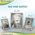 thumbnail image 5 of Langdon House 4x6 Silver Picture Frame, Modern Contemporary Style, 1 Pack, Richland Collection (US Company), 5 of 7