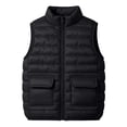 thumbnail image 3 of KICILVS Kids Puffer Vest Zip Up Quilted Sleeveless Jacket with Pockets Lightweight Warm Waistcoat for Winter Wear 4-15 Years, 3 of 9