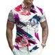 thumbnail image 3 of Camisas florales para hombre, nuevas camisas casuales de verano con estampado 3D, camisas playeras hawaianas, camisas de manga corta con solapa, blusas de calle, ropa para hombres y mujeres, 3 of 5