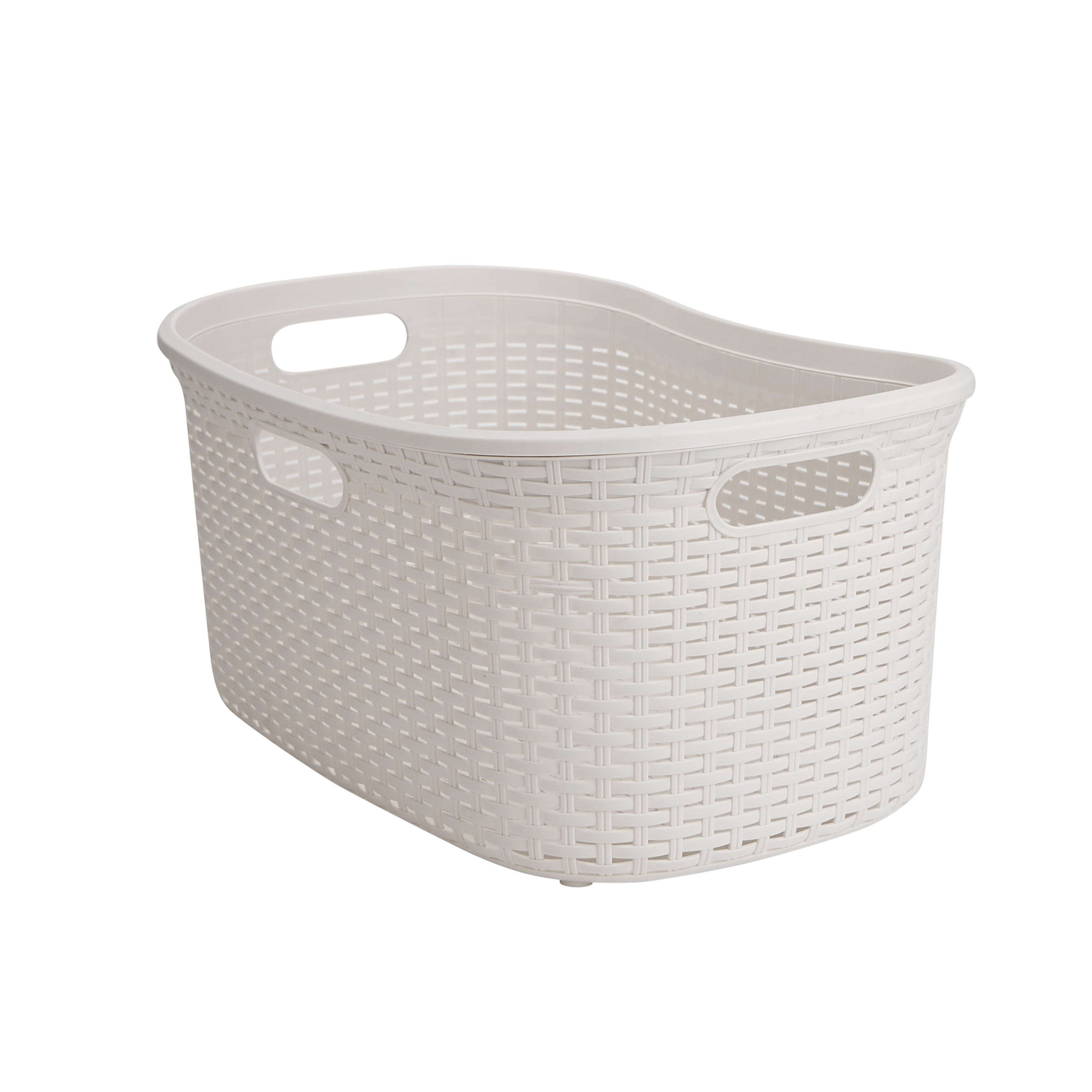 Sterilite Ultra Square Plastic Laundry Basket, White, 6 Pack 