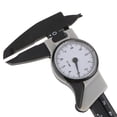 thumbnail image 3 of Almencla 150 mm 6 inch Dial Caliper Plastic Vernier Meter Outside Inside White, 3 of 8