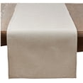 thumbnail image 3 of Fennco Styles Classic Chenille Jacquard Table Linen Collections, Home Decor, Everyday Use, Natural (16'' x 72'' Runner), 3 of 4