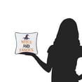 thumbnail image 4 of Witch And Famous Halloween Small/Petite Accent Pillow, 10" x 10", 4 of 5