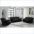 thumbnail image 4 of Recliners, Stonic Modern Glider Recliner | Ebony Black Fabric, 4 of 5
