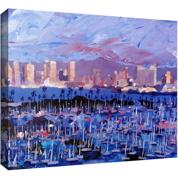ArtWall Martina and Markus Bleichner "San Diego" Gallery-Wrapped Canvas