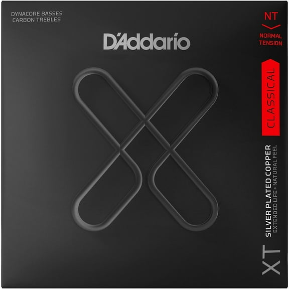 D'Addario Classic Guitar Strings XT Coated Strings Dynacore / Carbon Normal Tension XTC45FF