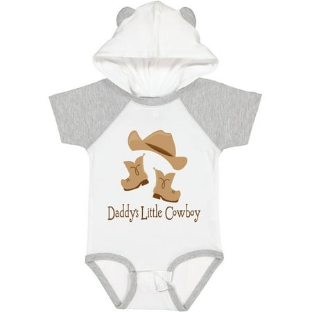 

Inktastic Daddy s Little Cowboy Boys Baby Bodysuit