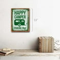 thumbnail image 2 of Framed Happy Camper Parking Only 9"x12" Metal Sign, Wall Decor for Home and Office, Hand-Crafted from reclaimed materials, 2 of 3