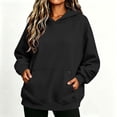 thumbnail image 4 of Njagoc3 Womens Oversized Hoodies Fleece Sweatshirts Long Sleeve Sweaters Pullover Fall Clothes with Pocket, 4 of 6