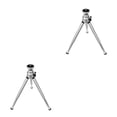 thumbnail image 3 of yingyy Adjustable Phone Tripod Live Streaming Camera Trivet Portable Desktop Photography Mobile Stand Mount Silver 2Set, 3 of 6
