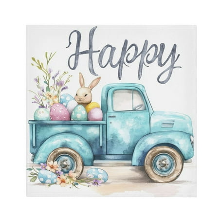 

Napkin Satin Napkin 20*20Inchx1 Kitchen Towel Dinner Plate Towel Decorative Towel Napkin Tea Towel Suitable For Kitchen Table Cute Easter Bunny