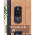 thumbnail image 3 of DESLOC B200 Fingerprint Smart Door Lock, Keyless Entry Door Lock, Touchscreen Keypad Deadbolt, App Control, Smart Locks for Front Door, Black, 3 of 12