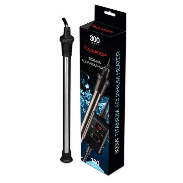 Aquatop Titanium Aquarium Heater + Controller, 300Watt